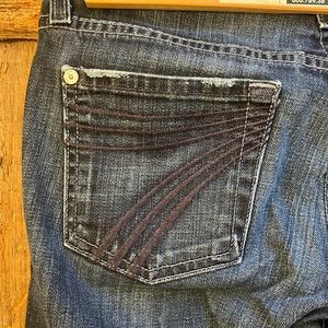 7 for All Mankind Dojo wide-leg low rise jeans